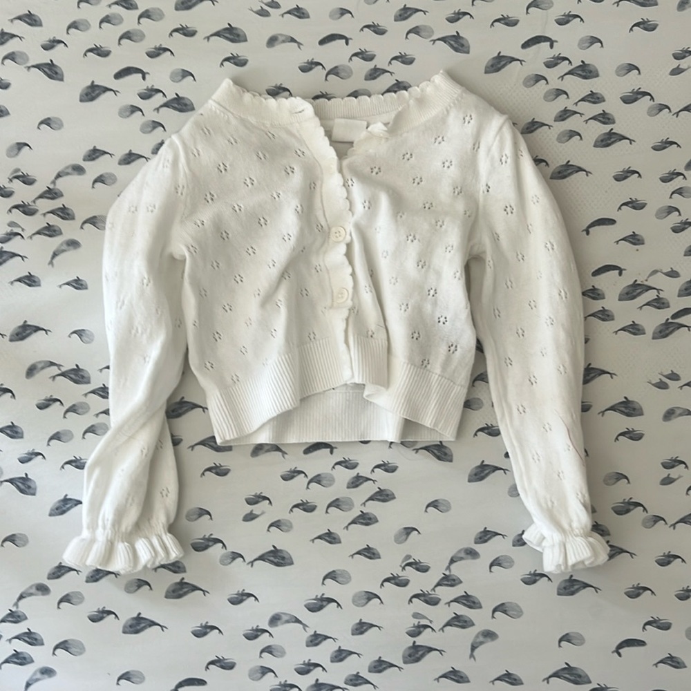 Baby Gap White Sweater